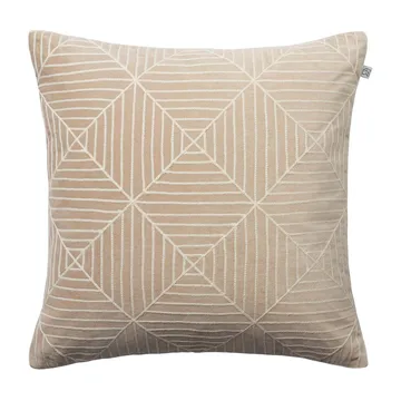 Haftowana poszewka na poduszkę Kulgam 50x50 cm  - Tan-off white - Chhatwal & Jonsson