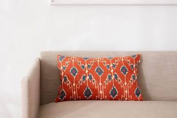 Ikat Goa poszewka na poduszkę 60x40 cm - Apricot orange-heaven blue - Chhatwal & Jonsson