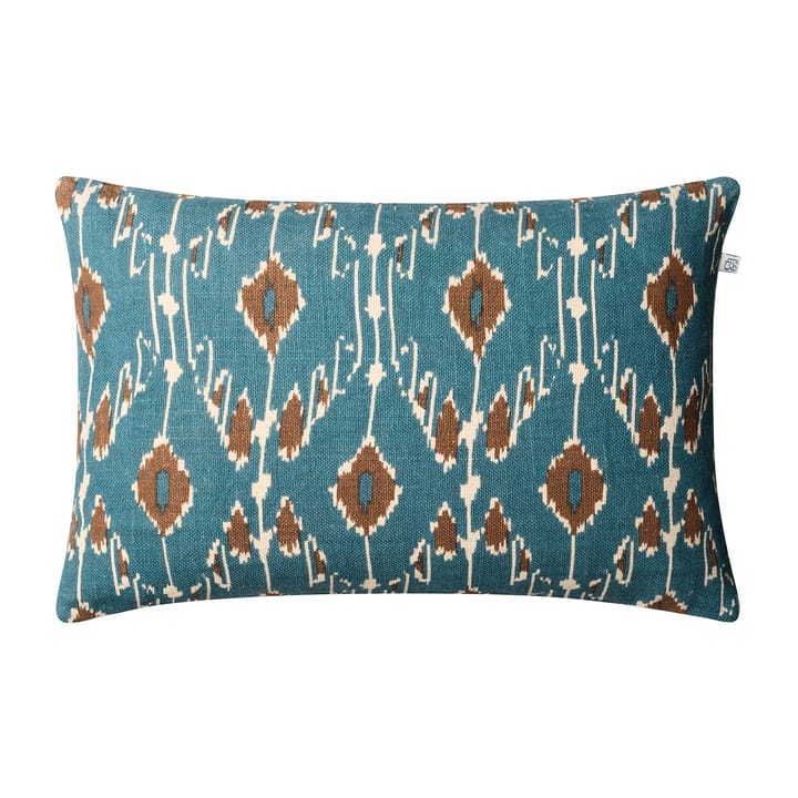 Ikat Goa poszewka na poduszkę 60x40 cm - Heaven blue-taupe - Chhatwal & Jonsson