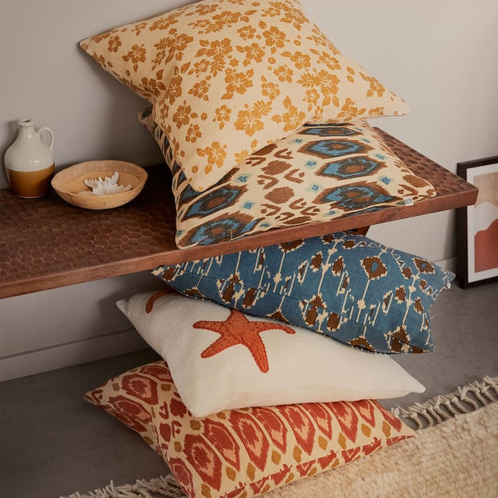 Ikat Goa poszewka na poduszkę, Light beige/rose/apricot-40 cm Chhatwal & Jonsson