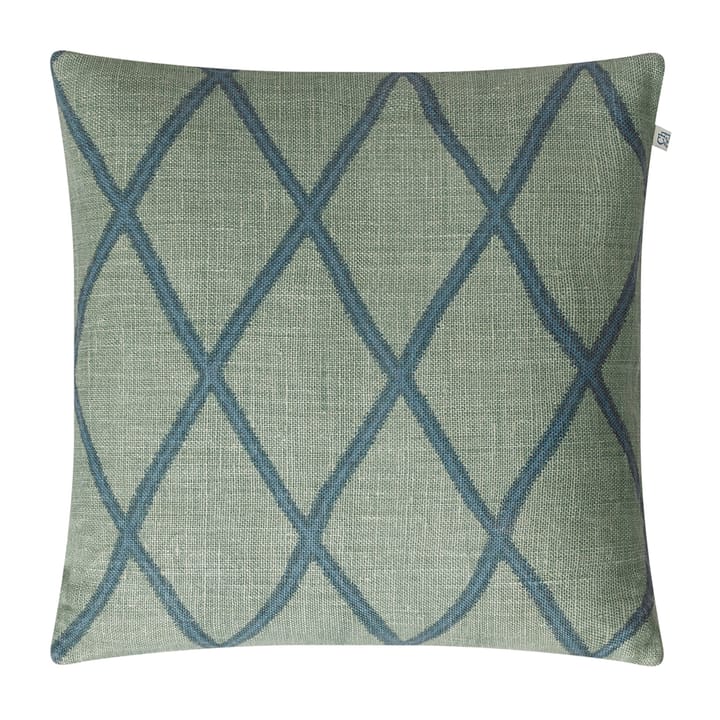 Ikat Orissa poszewka na poduszkę 50x50 cm - Aqua-heaven blue - Chhatwal & Jonsson