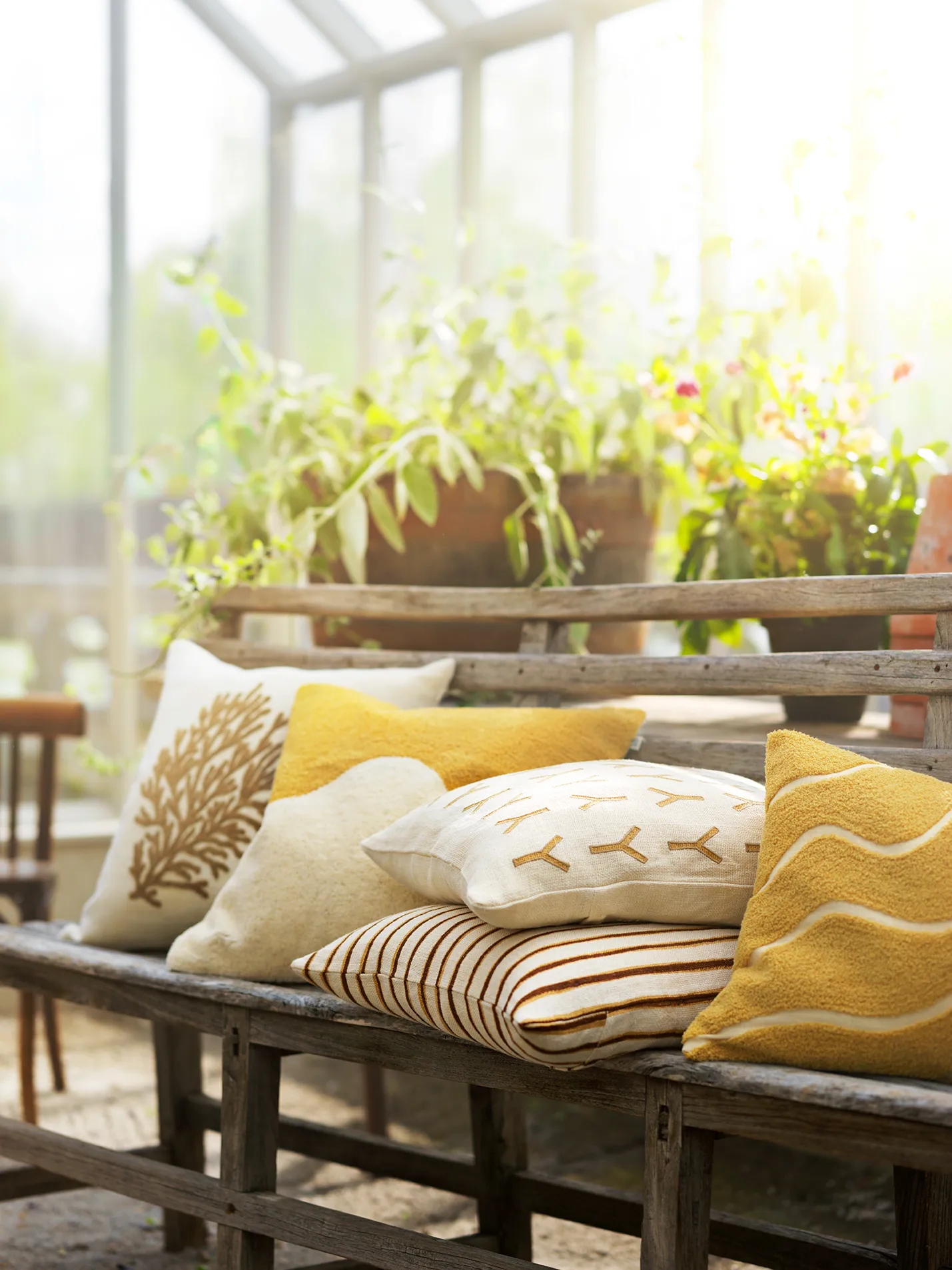 Jaipur Stripe poszewka na poduszkę 50x50 cm, Khaki-taupe Chhatwal & Jonsson