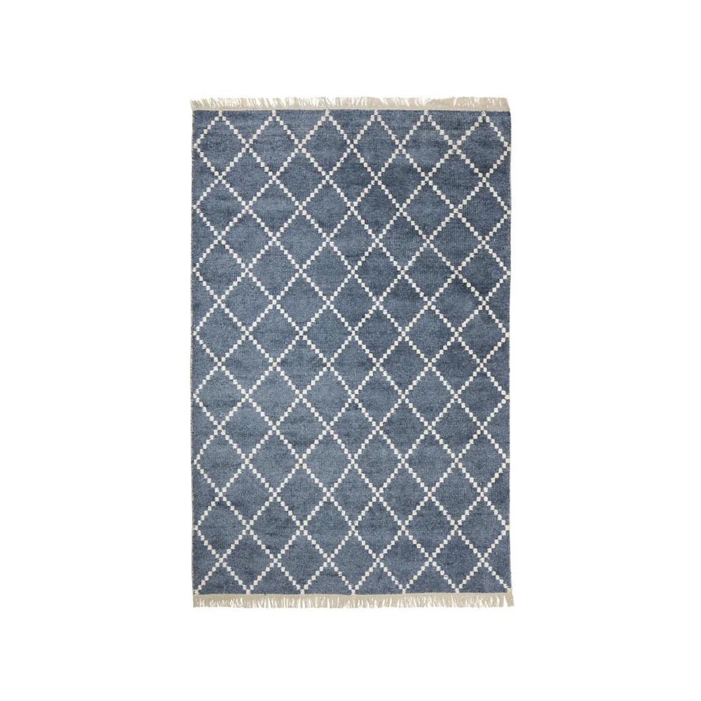 KIi dywan, blue melange/offwhite, 180x270 cm Chhatwal & Jonsson