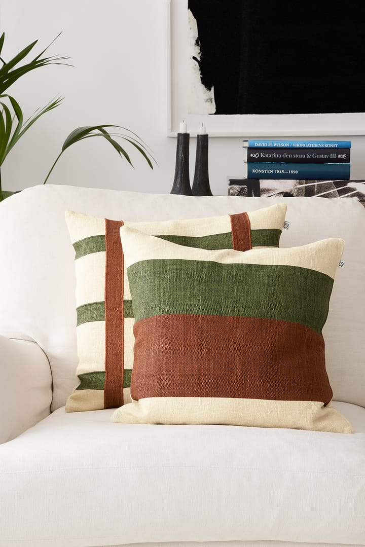 Kiran poszewka na poduszkę 50x50 cm, Terracotta-Cactus Green Chhatwal & Jonsson