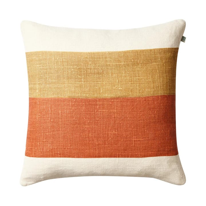 Kumar poszewka na poduszkę 50x50 cm - Khaki-apricot orange - Chhatwal & Jonsson