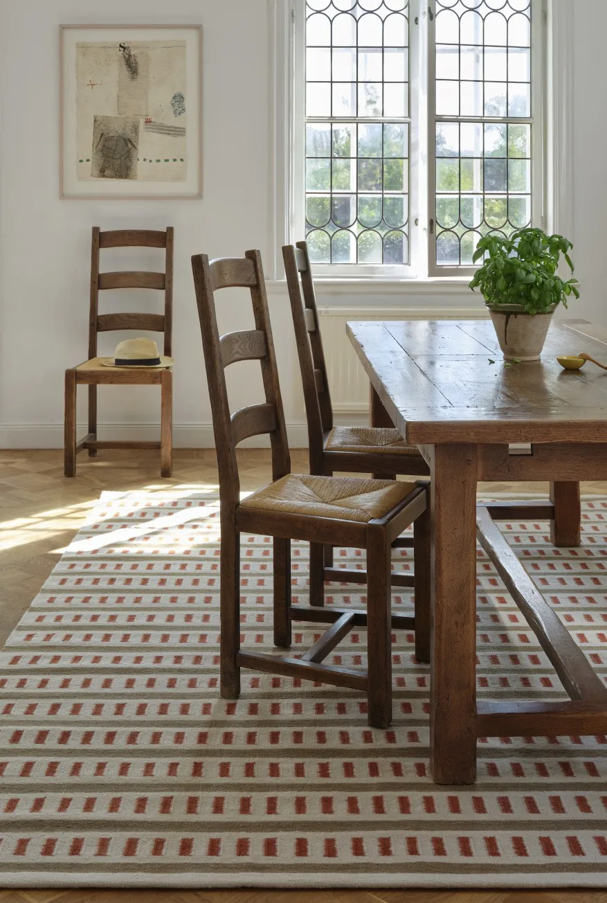 Ladakh dywan z wełny, Off white-beige-rust, 180x270 cm Chhatwal & Jonsson