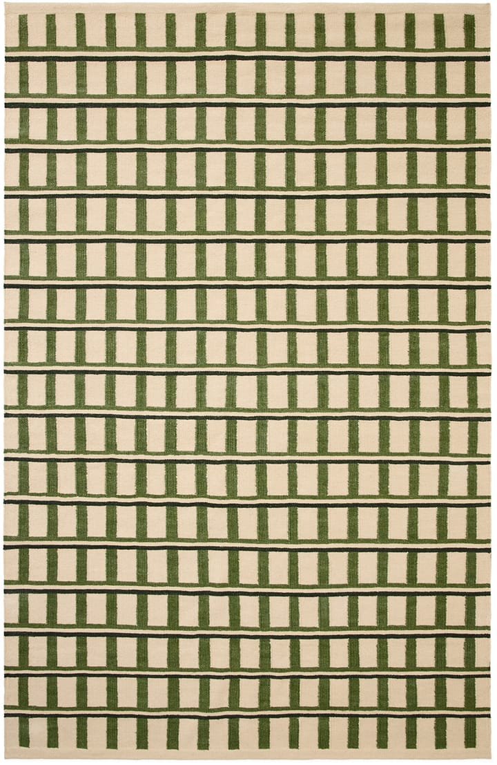 Mysore dywan z wełny - Off white-green-dark green, 180x270 cm - Chhatwal & Jonsson