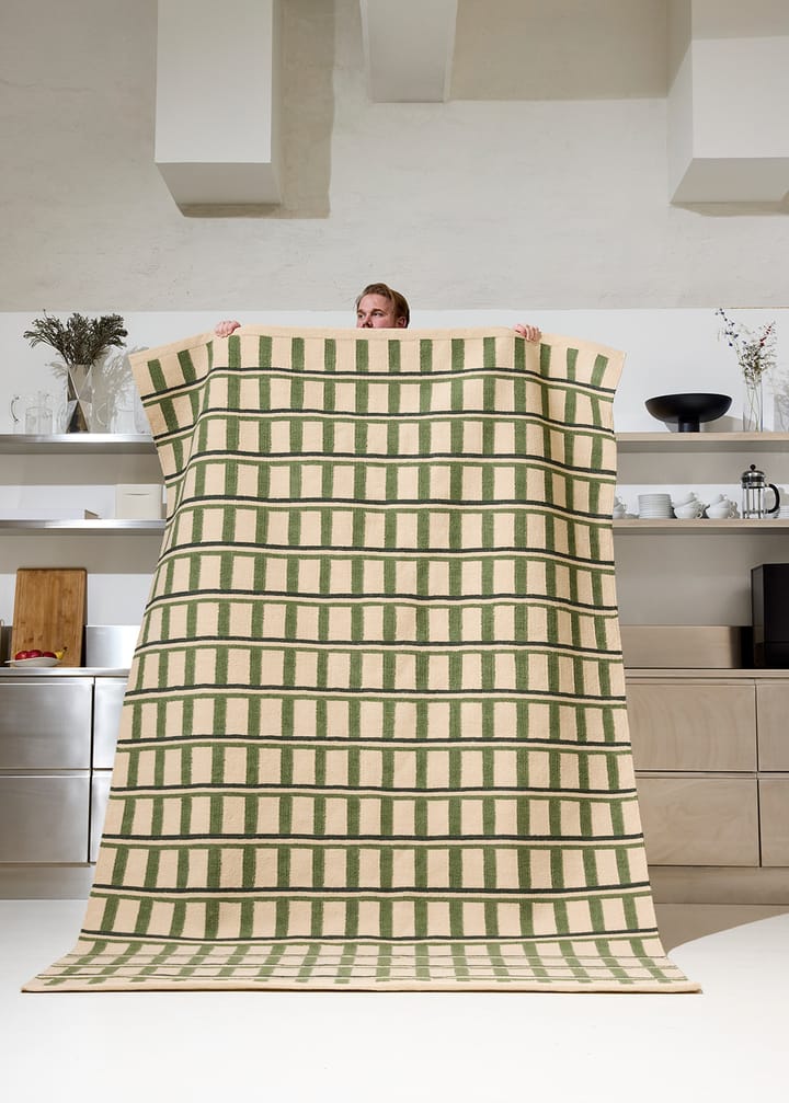 Mysore dywan z wełny, Off white-green-dark green, 230x320 cm Chhatwal & Jonsson