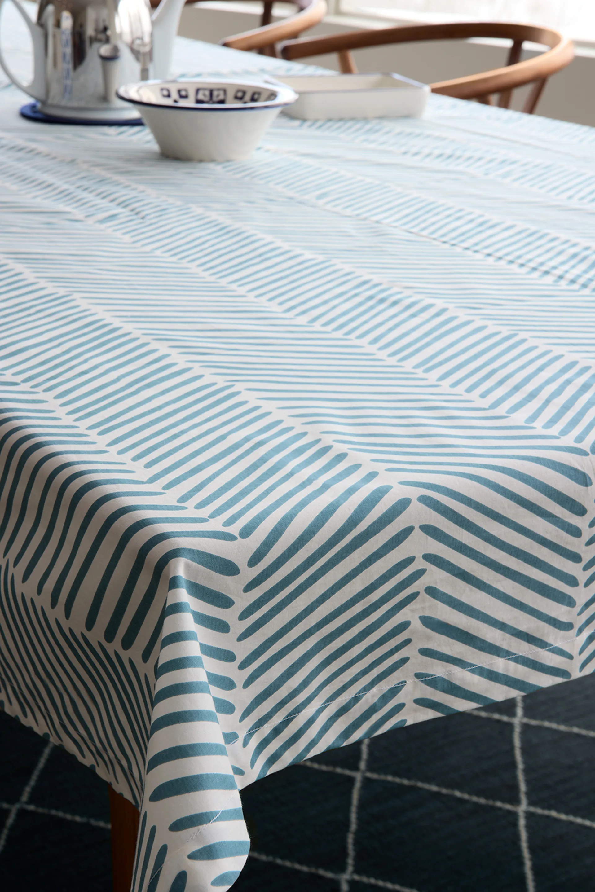 Obrus Rama 150x350 cm, Heaven blue Chhatwal & Jonsson