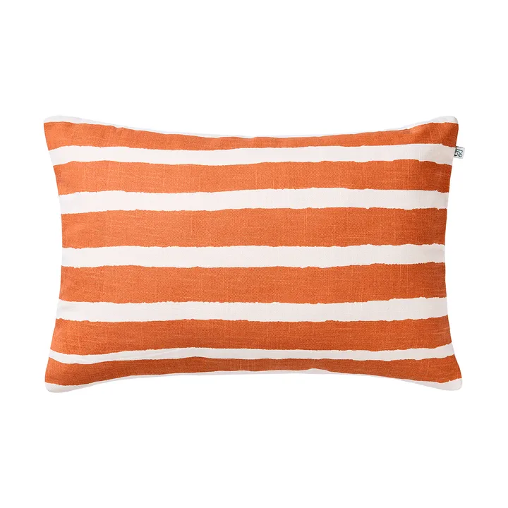 Poduszka zewnętrzna Block Stripe 40x60 cm - Apricot orange-off white - Chhatwal & Jonsson