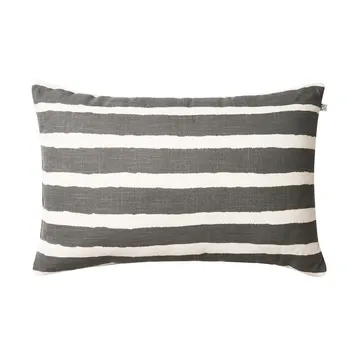 Poduszka zewnętrzna Block Stripe 40x60 cm - Grey-off white - Chhatwal & Jonsson