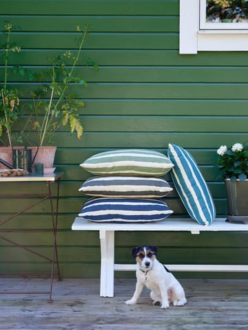 Poduszka zewnętrzna Block Stripe 40x60 cm - Sage-off white - Chhatwal & Jonsson