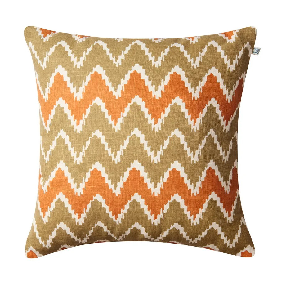 Poduszka zewnętrzna Ikat Bangalore 50x50 cm, Beige-apricot orange Chhatwal & Jonsson
