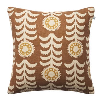Poszewka na poduszkę Alok 50x50 cm  - Taupe-spicy yellow - Chhatwal & Jonsson