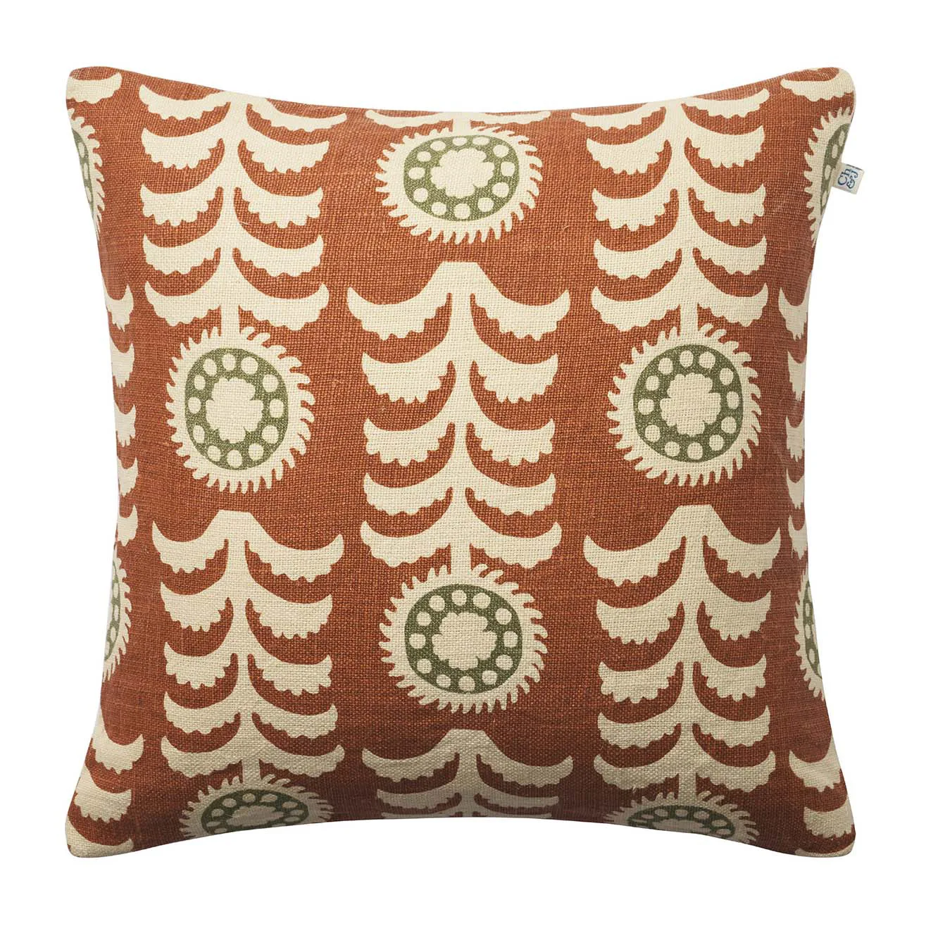 Poszewka na poduszkę Alok 50x50 cm , Terracotta-cactus green Chhatwal & Jonsson
