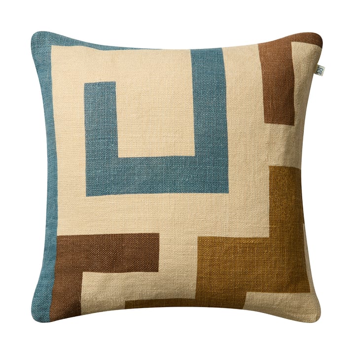 Poszewka na poduszkę Aman 50x50 cm - Heaven blue-taupe-khaki - Chhatwal & Jonsson
