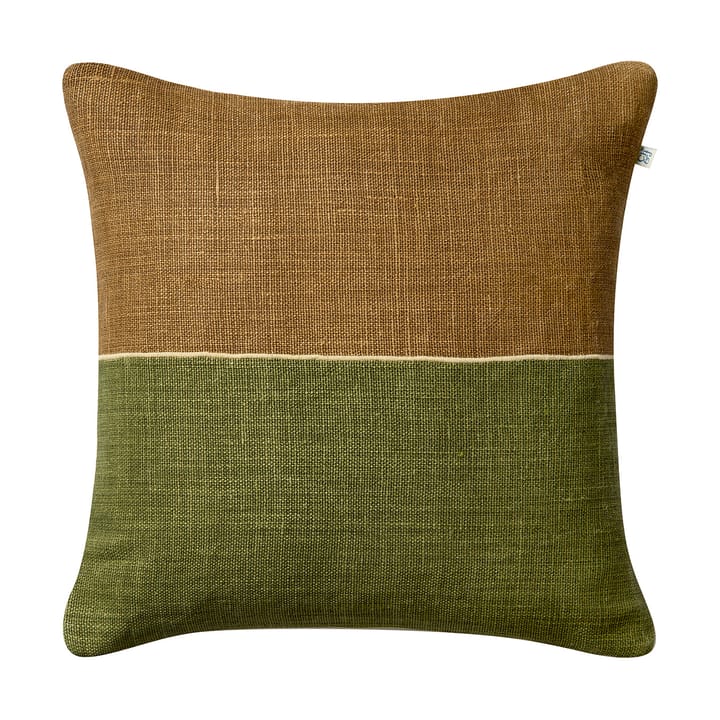 Poszewka na poduszkę Amol 50x50 cm - Taupe-cactus green - Chhatwal & Jonsson