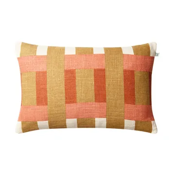 Poszewka na poduszkę Benaras - Khaki-rose-apricot orange, 40x60 cm - Chhatwal & Jonsson