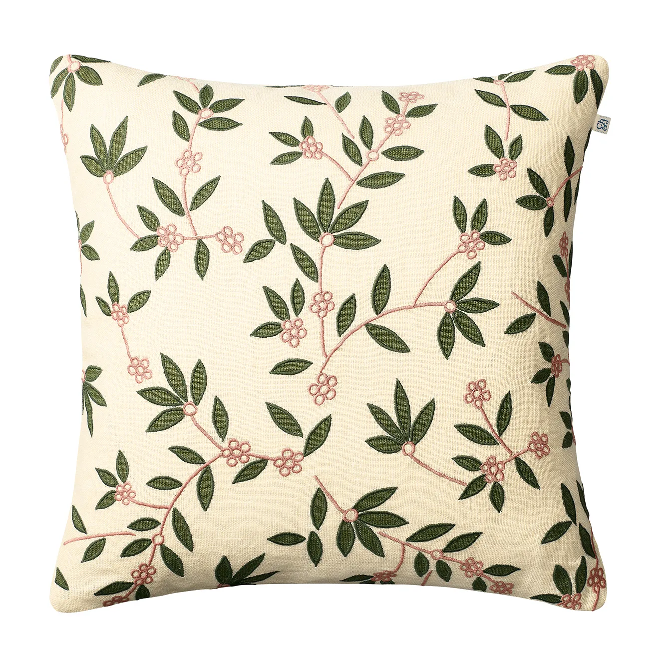 Poszewka na poduszkę Gita 50x50 cm, Beige-green-rose Chhatwal & Jonsson