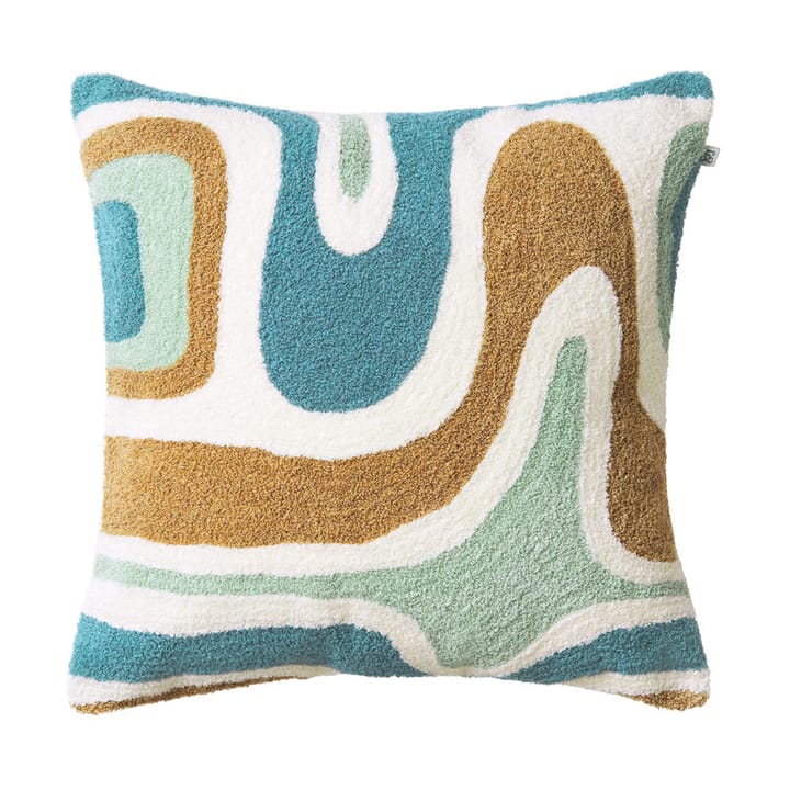 Poszewka na poduszkę Godavari 50x50 cm - Heaven blue-aqua-sand-offwhite - Chhatwal & Jonsson