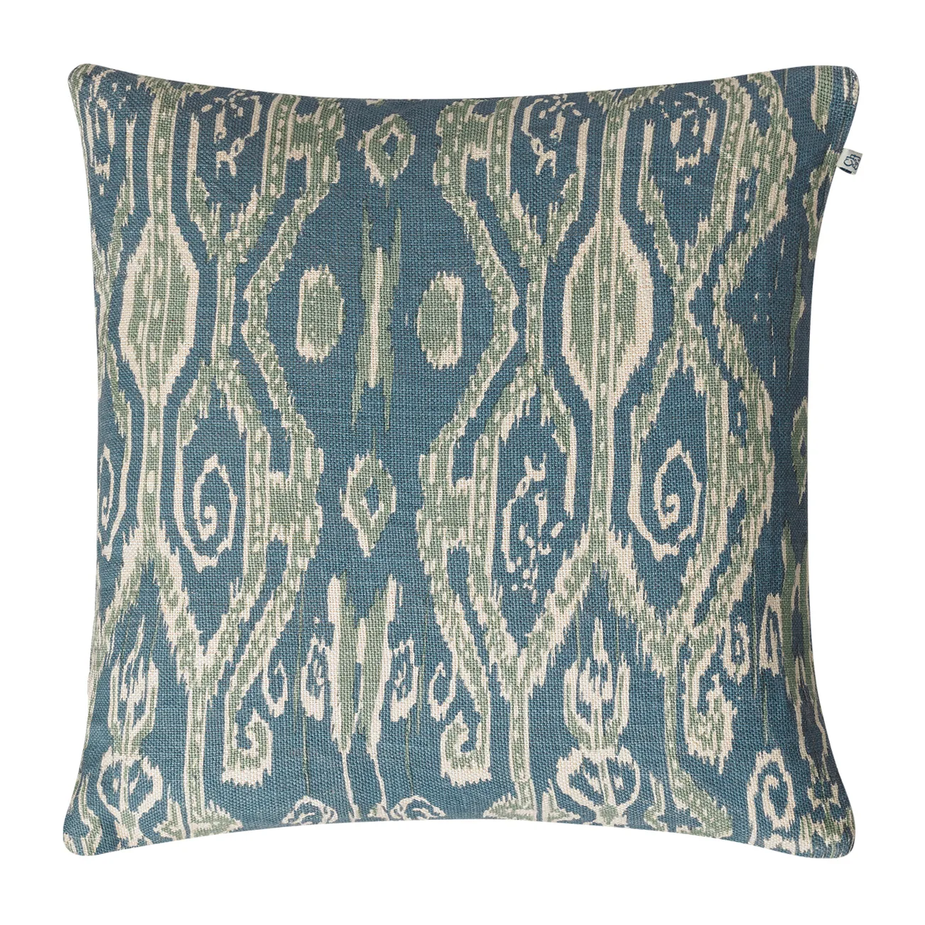 Poszewka na poduszkę Ikat Madras 50x50 cm, Heaven blue-aqua Chhatwal & Jonsson
