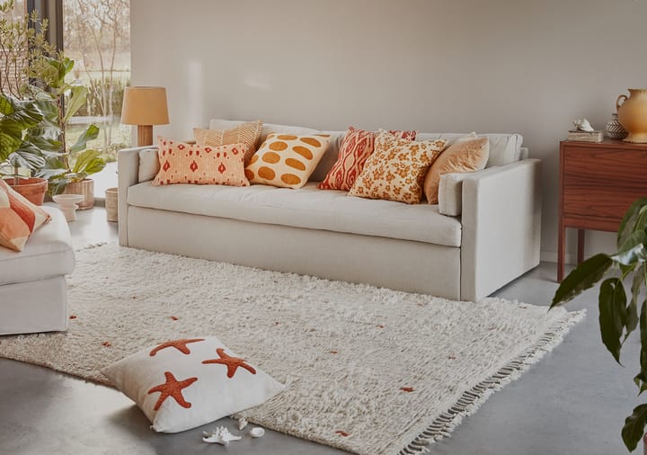 Poszewka na poduszkę Indu 50x50 cm, Light beige-spicy yellow Chhatwal & Jonsson