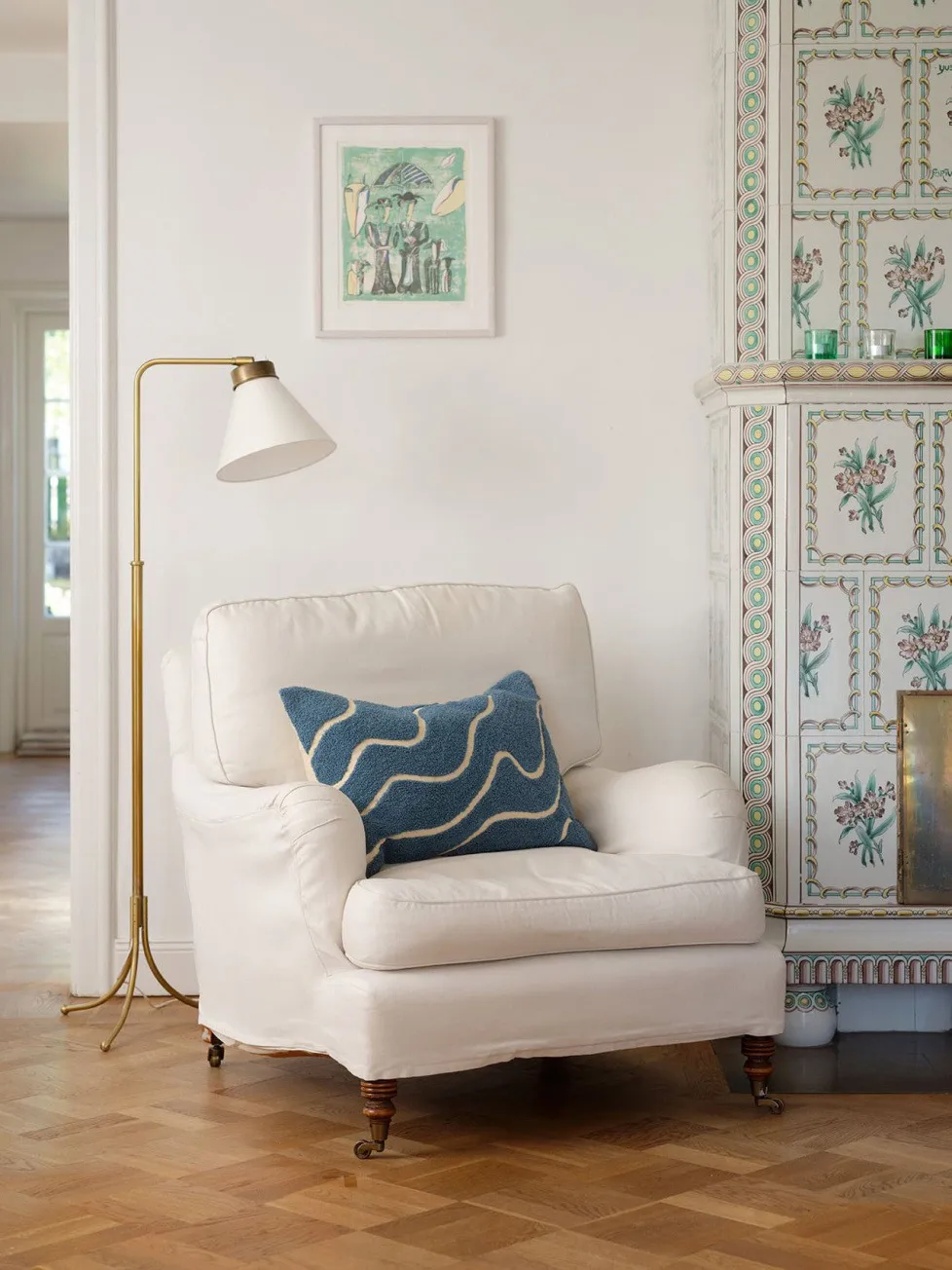 Poszewka na poduszkę Kashi 40x60 cm, Heaven blue Chhatwal & Jonsson