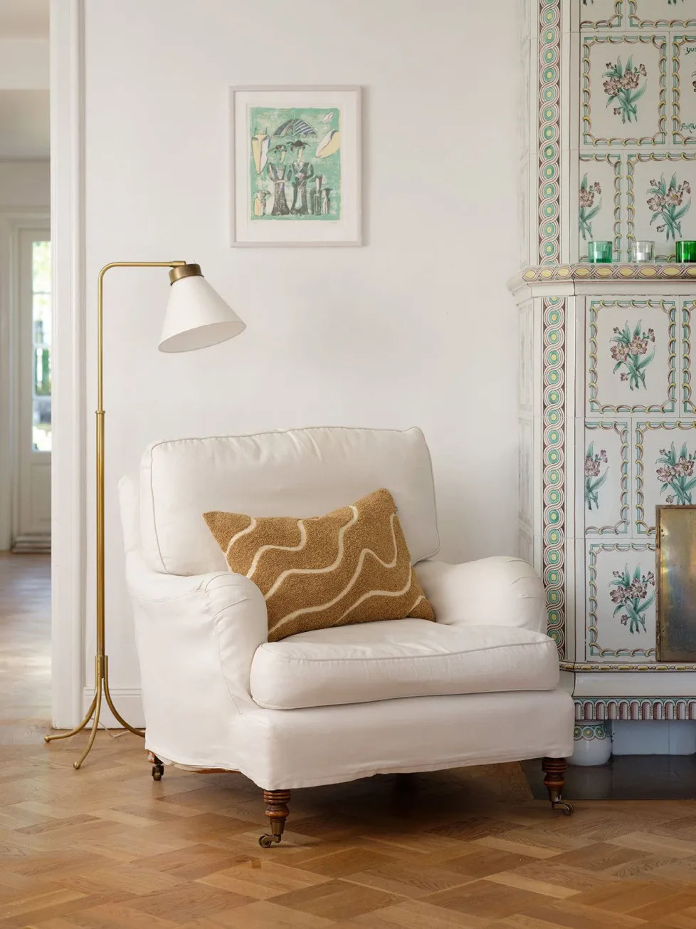 Poszewka na poduszkę Kashi 40x60 cm, Sand Chhatwal & Jonsson