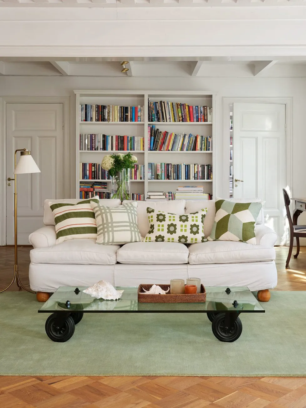 Poszewka na poduszkę Lalit 40x60 cm, Aqua-lime-cactus green Chhatwal & Jonsson