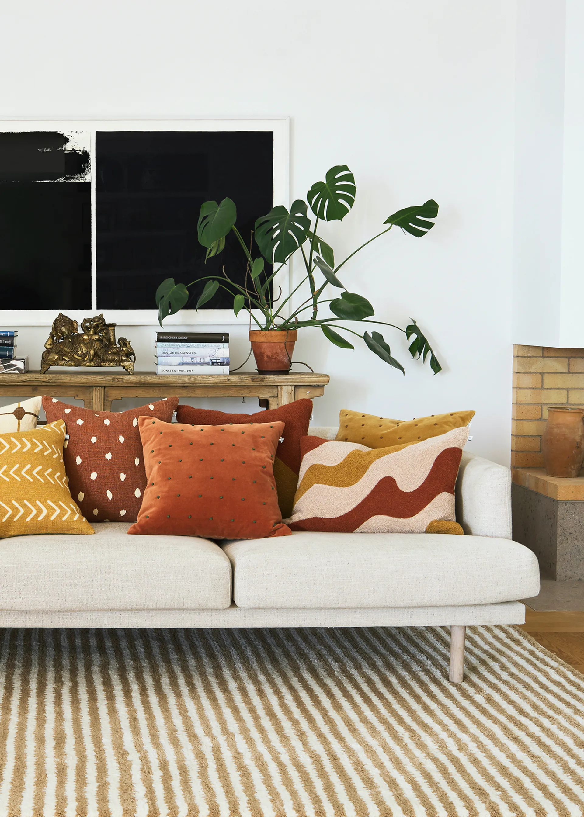 Poszewka na poduszkę Lodi 40x60 cm, 
Terracotta-tan-masala yellow Chhatwal & Jonsson