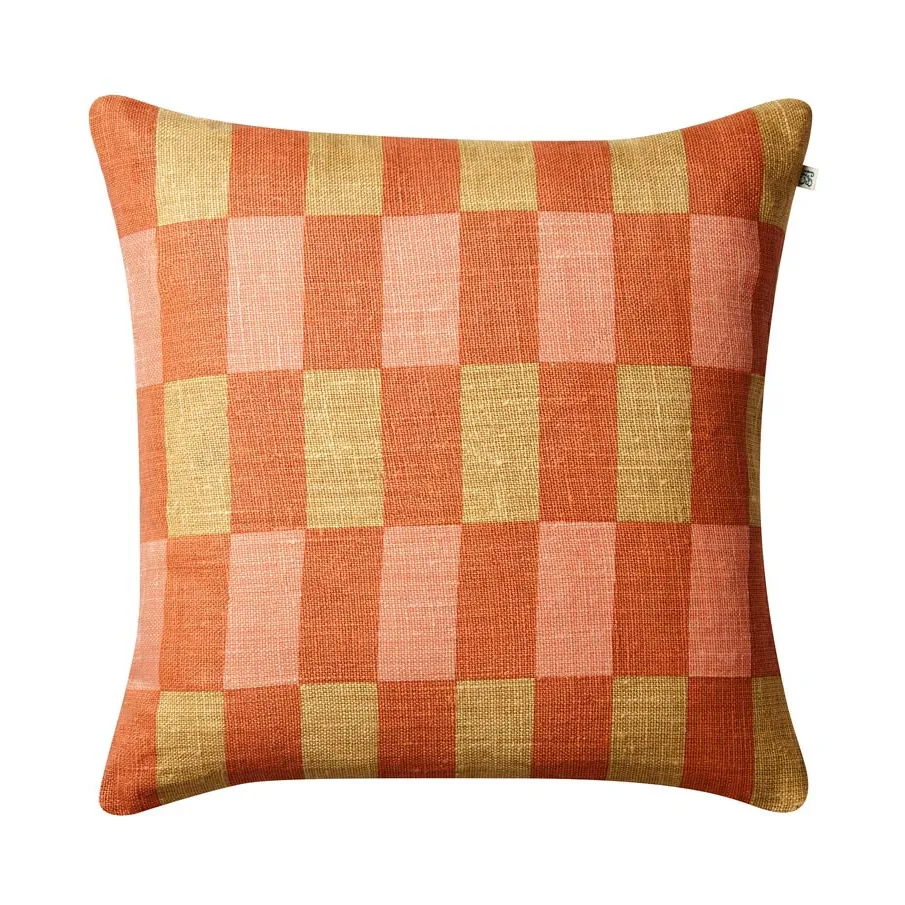 Poszewka na poduszkę Mahal, Apricot orange-khaki-rose, 50x50 cm Chhatwal & Jonsson