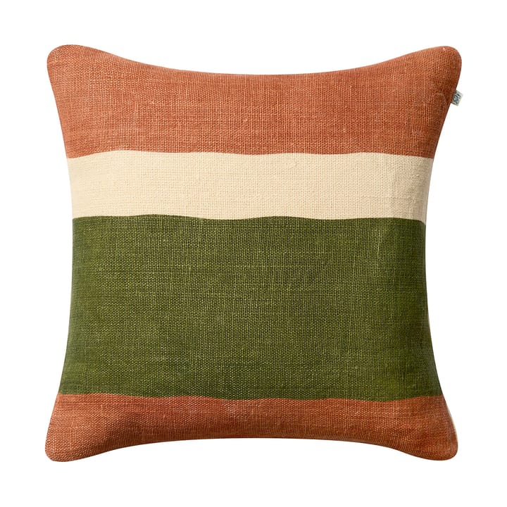 Poszewka na poduszkę Manali 50x50 cm - Apricot orange-cactus green - Chhatwal & Jonsson