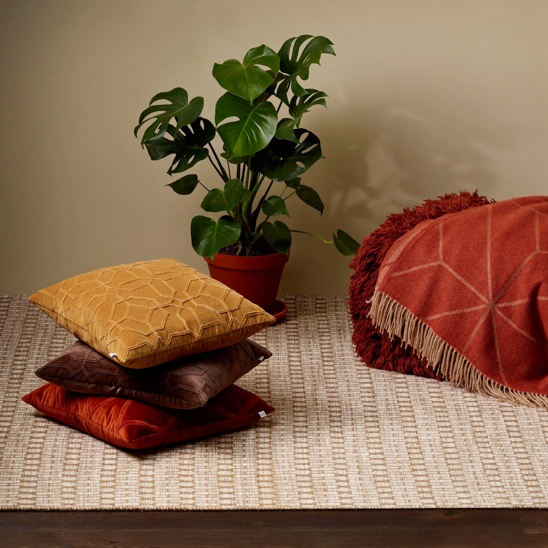 Poszewka na poduszkę Nandi 50x50 cm, Masala yellow Chhatwal & Jonsson