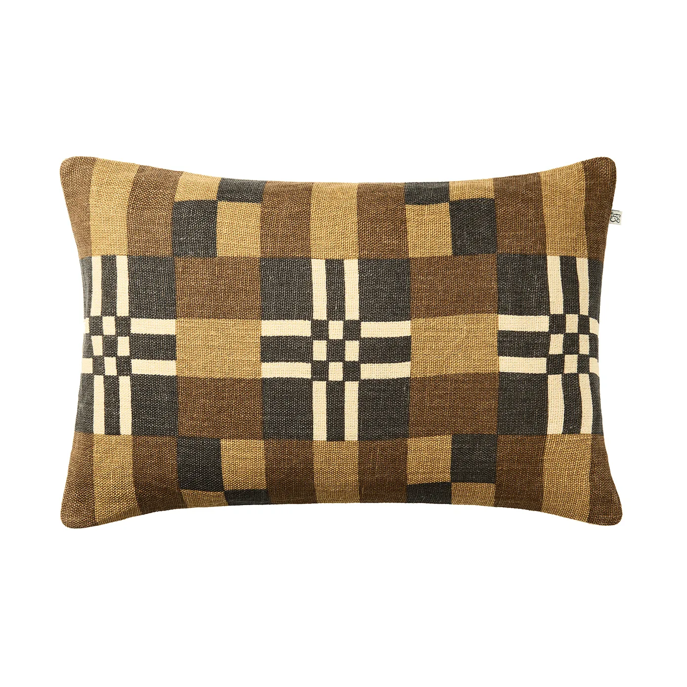 Poszewka na poduszkę Ravi, Taupe-Khaki-Dark Brown, 40x60 cm Chhatwal & Jonsson