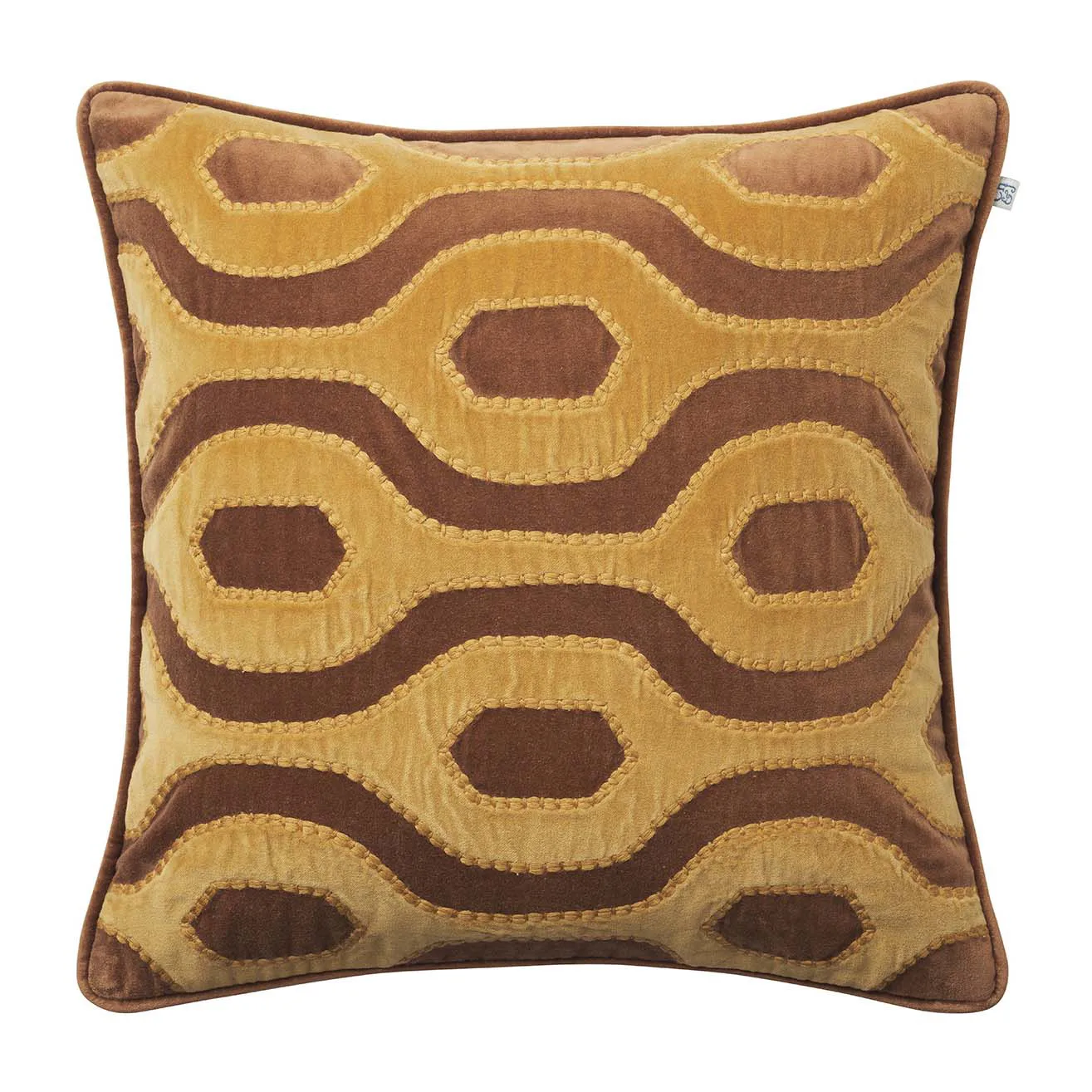 Poszewka na poduszkę Varanasi 50x50cm , Cognac-masala yellow Chhatwal & Jonsson