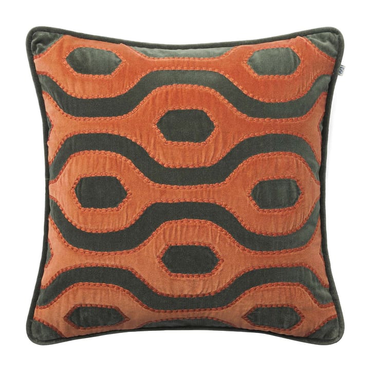 Poszewka na poduszkę Varanasi 50x50cm , Forrest green- terracotta Chhatwal & Jonsson