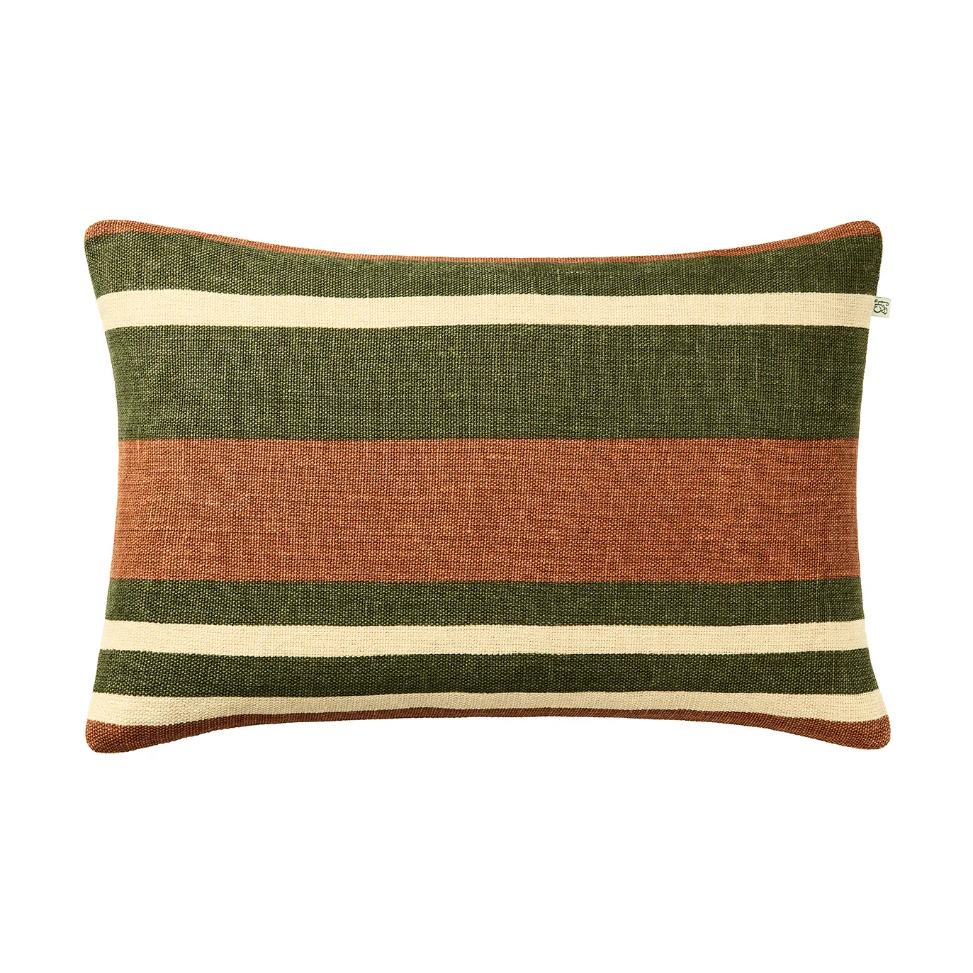 Poszewka na poduszkę Vera, Apricot Orange-Cactus Green, 40x60 cm Chhatwal & Jonsson