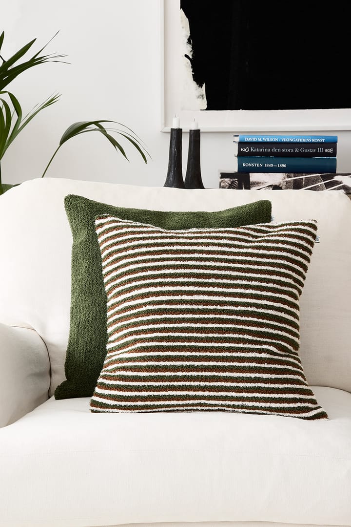 Raipur poszewka na poduszkę 50x50 cm, Cognac-Cactus Green-Off White Chhatwal & Jonsson
