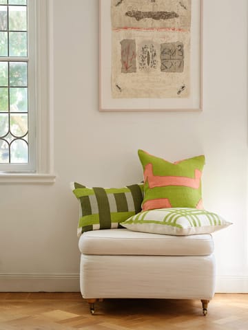 Sikkim poszewka na poduszkę 50x50 cm - Rose-lime - Chhatwal & Jonsson