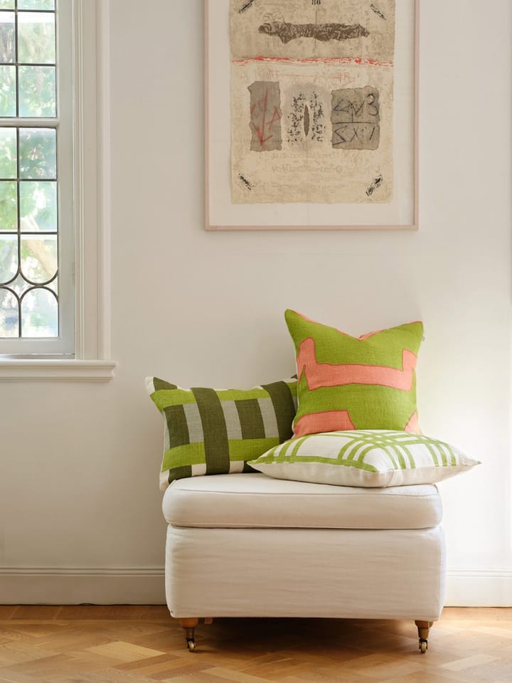 Sikkim poszewka na poduszkę 50x50 cm, Rose-lime Chhatwal & Jonsson