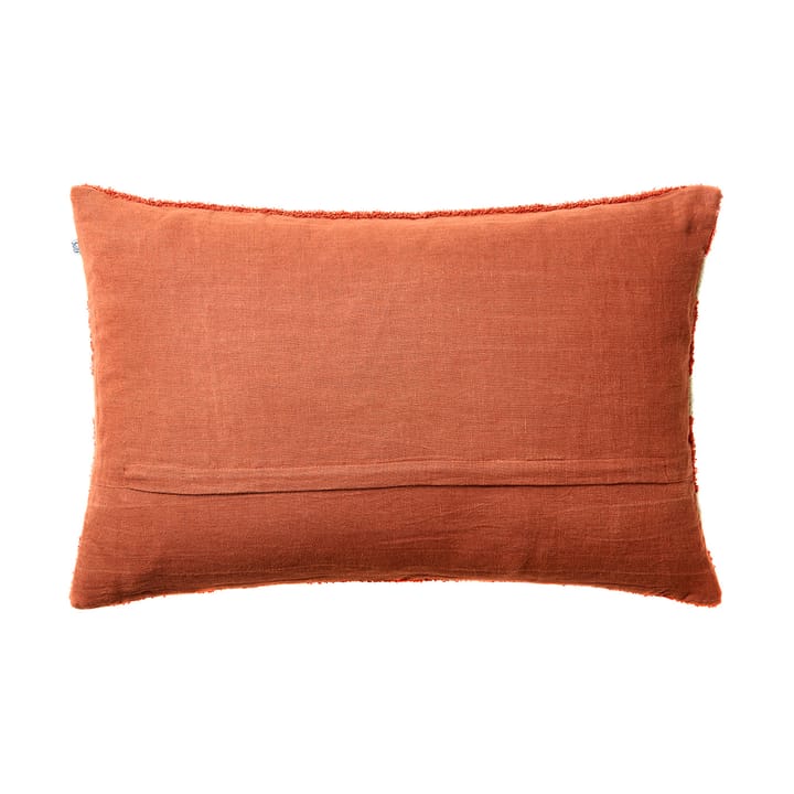 Stripe linen boucle poszewka na poduszkę 40x60 cm, Apricot orange-aqua Chhatwal & Jonsson