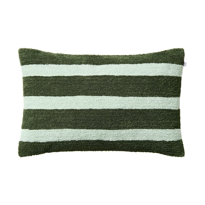 Stripe linen boucle poszewka na poduszkę 40x60 cm - Cactus green-aqua - Chhatwal & Jonsson