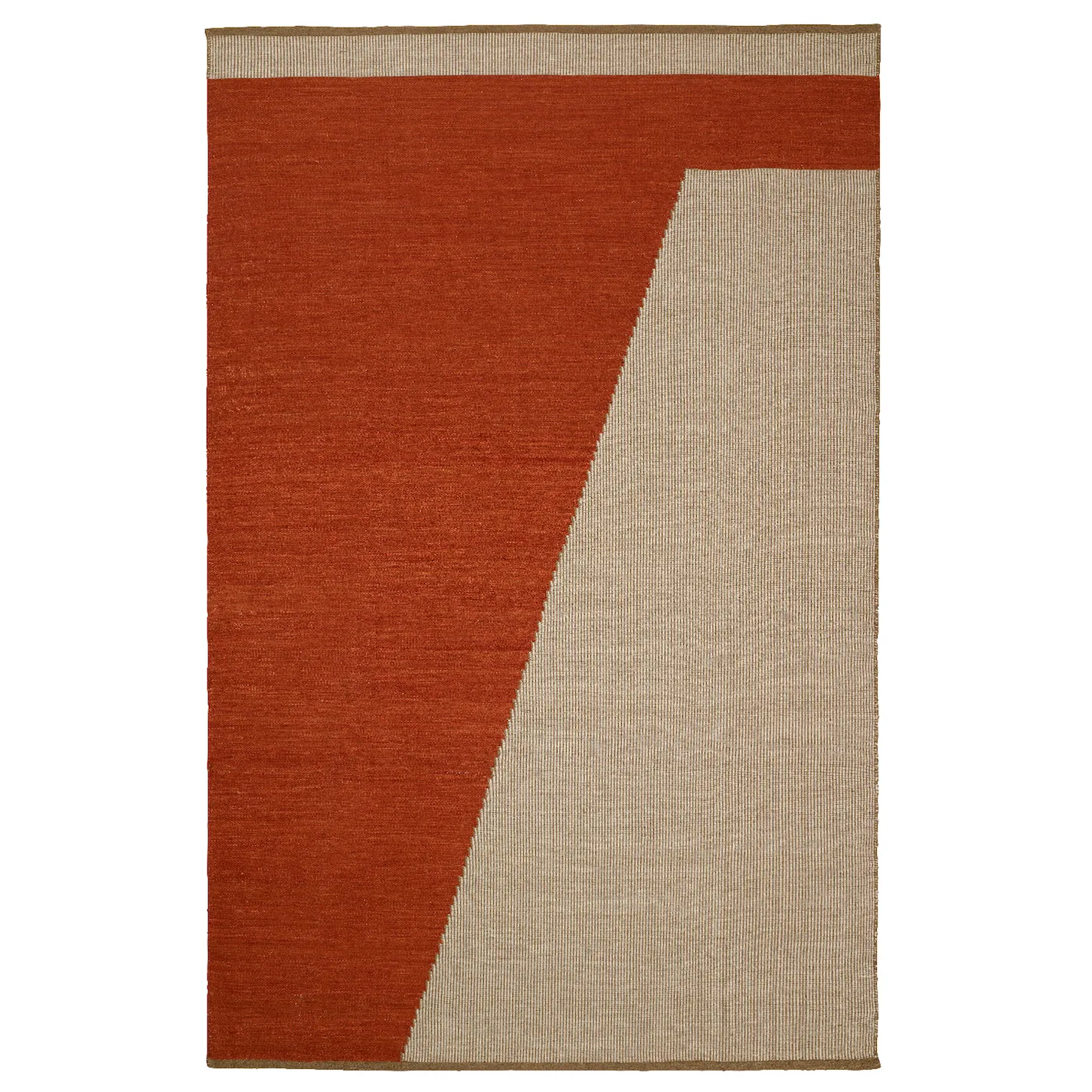 Una wełniany dywan 180x270 cm, Rust-beige-off white Chhatwal & Jonsson