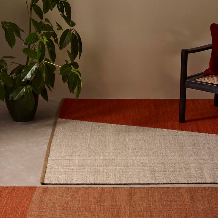 Una wełniany dywan 180x270 cm, Rust-beige-off white Chhatwal & Jonsson