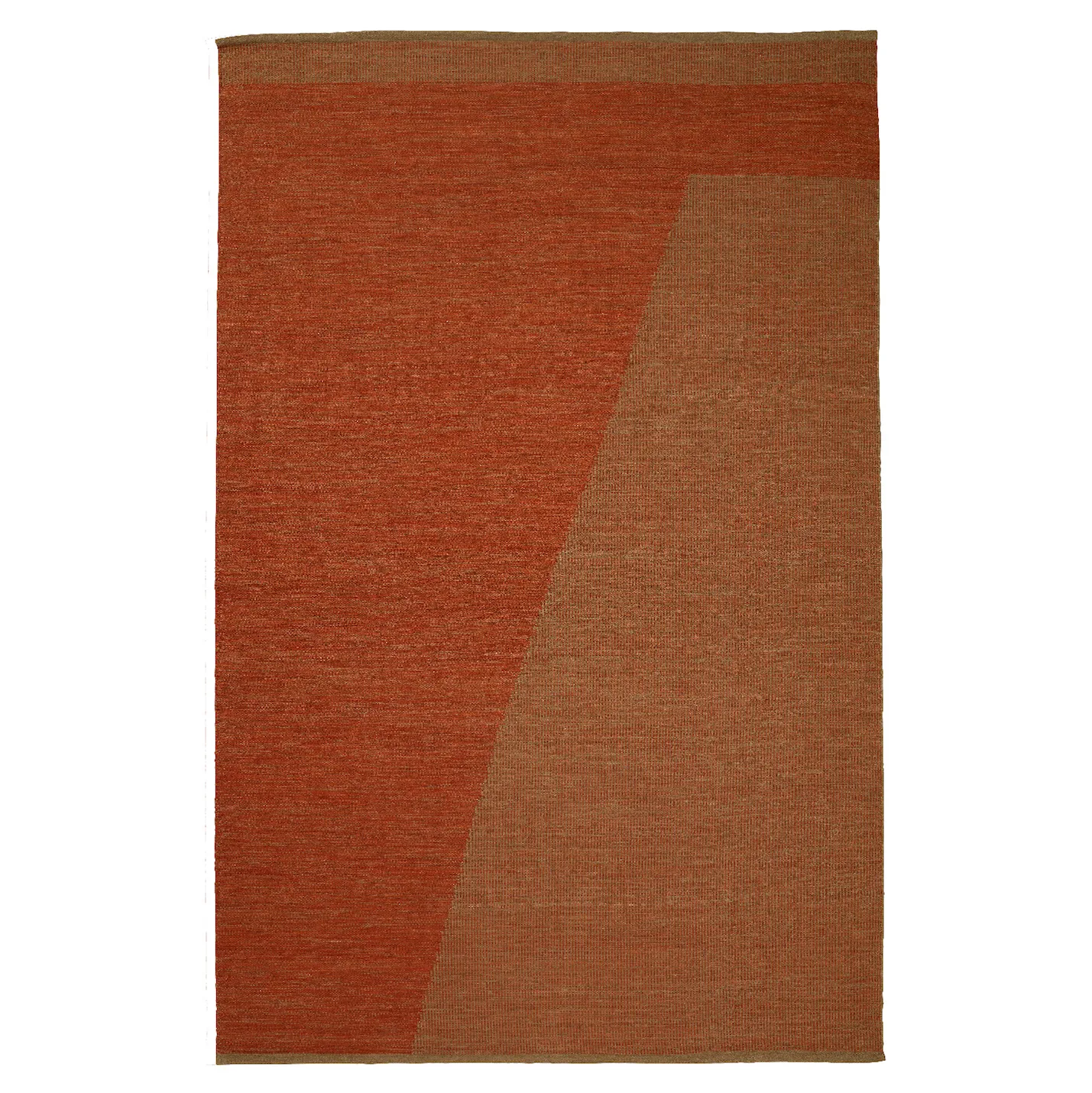 Una wełniany dywan 180x270 cm, Rust-beige Chhatwal & Jonsson