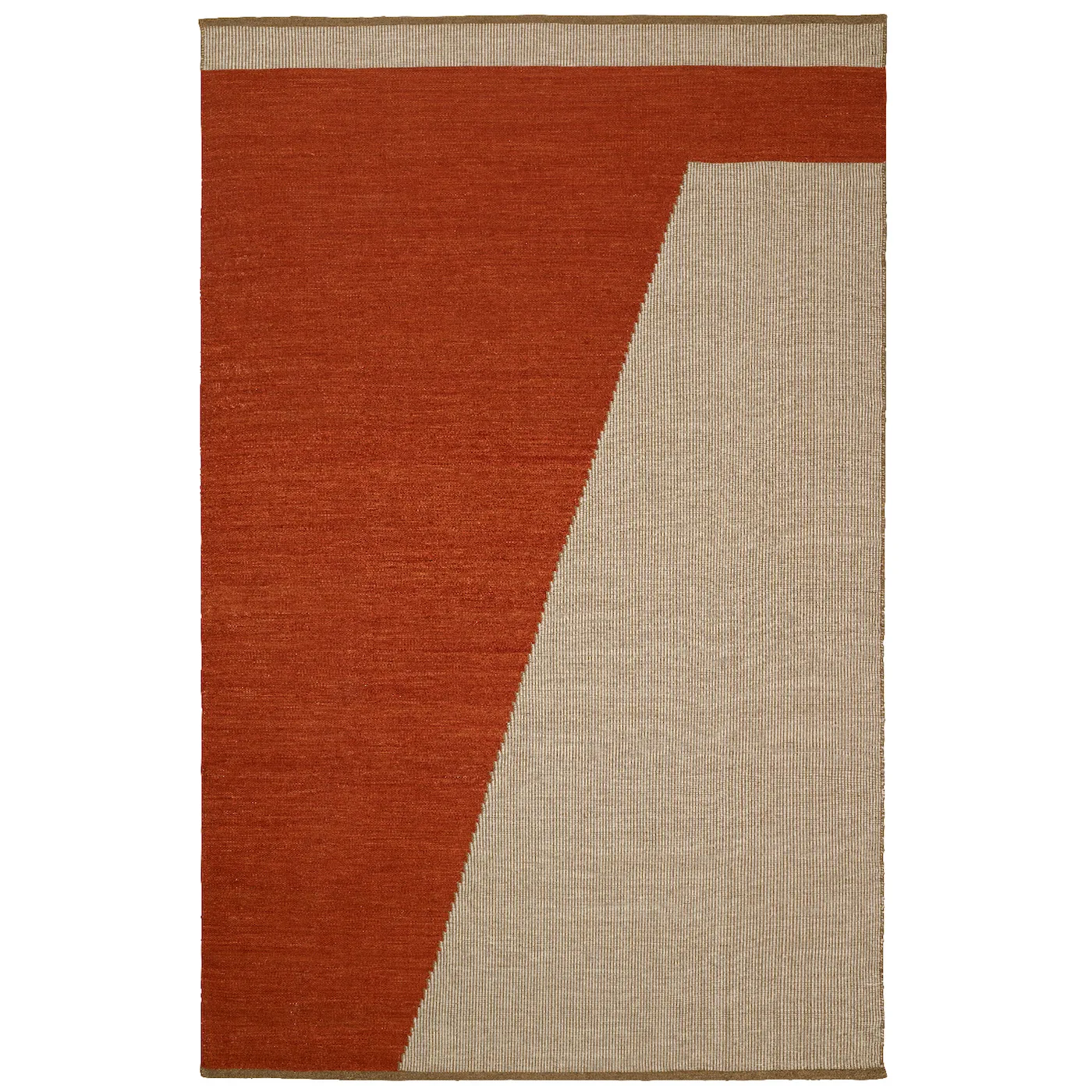 Una wełniany dywan 230x320 cm, Rust-beige-off white Chhatwal & Jonsson