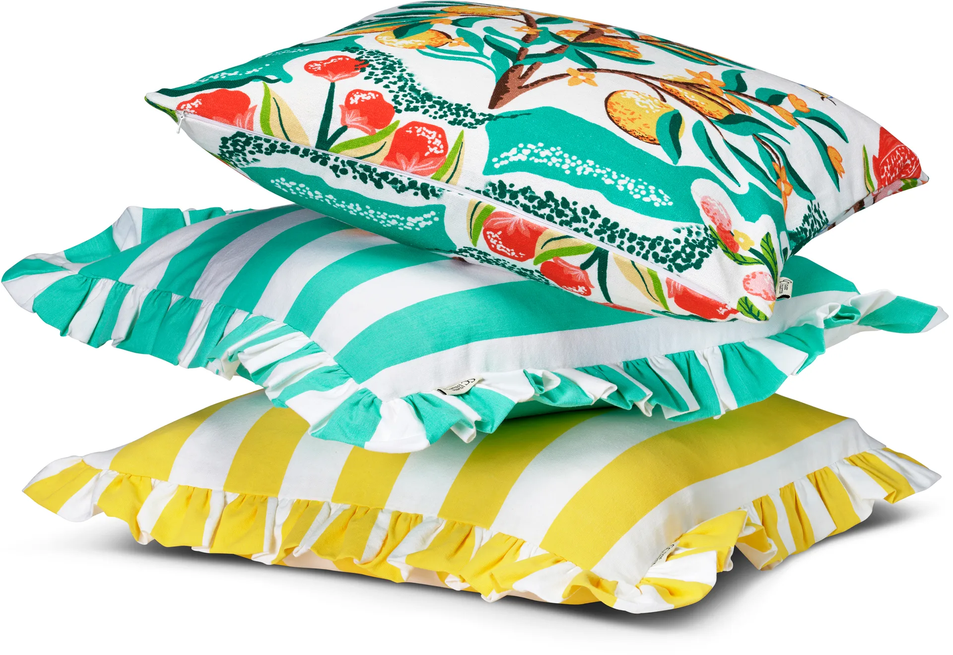 Botanical Orange Poszewka na poduszkę 50x50 cm, White Classic Collection