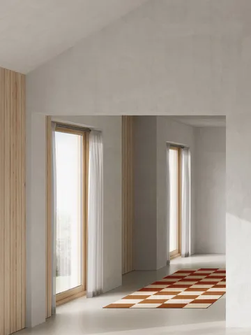 Chodnik Square - Brązowy-naturalny, 80x200 cm - Classic Collection