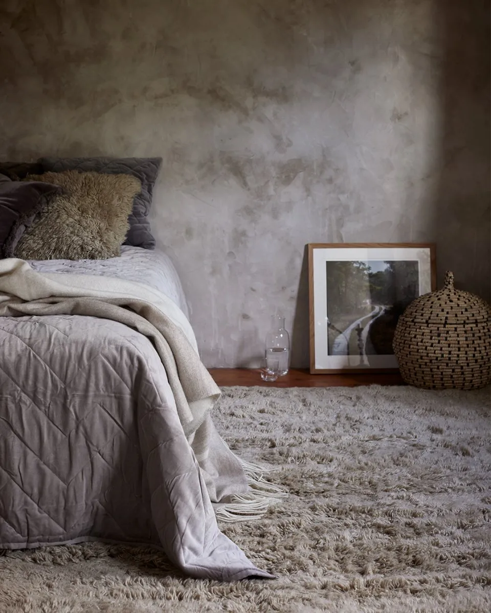 Cloudy wełniany dywan 200x300 cm, Beige Classic Collection