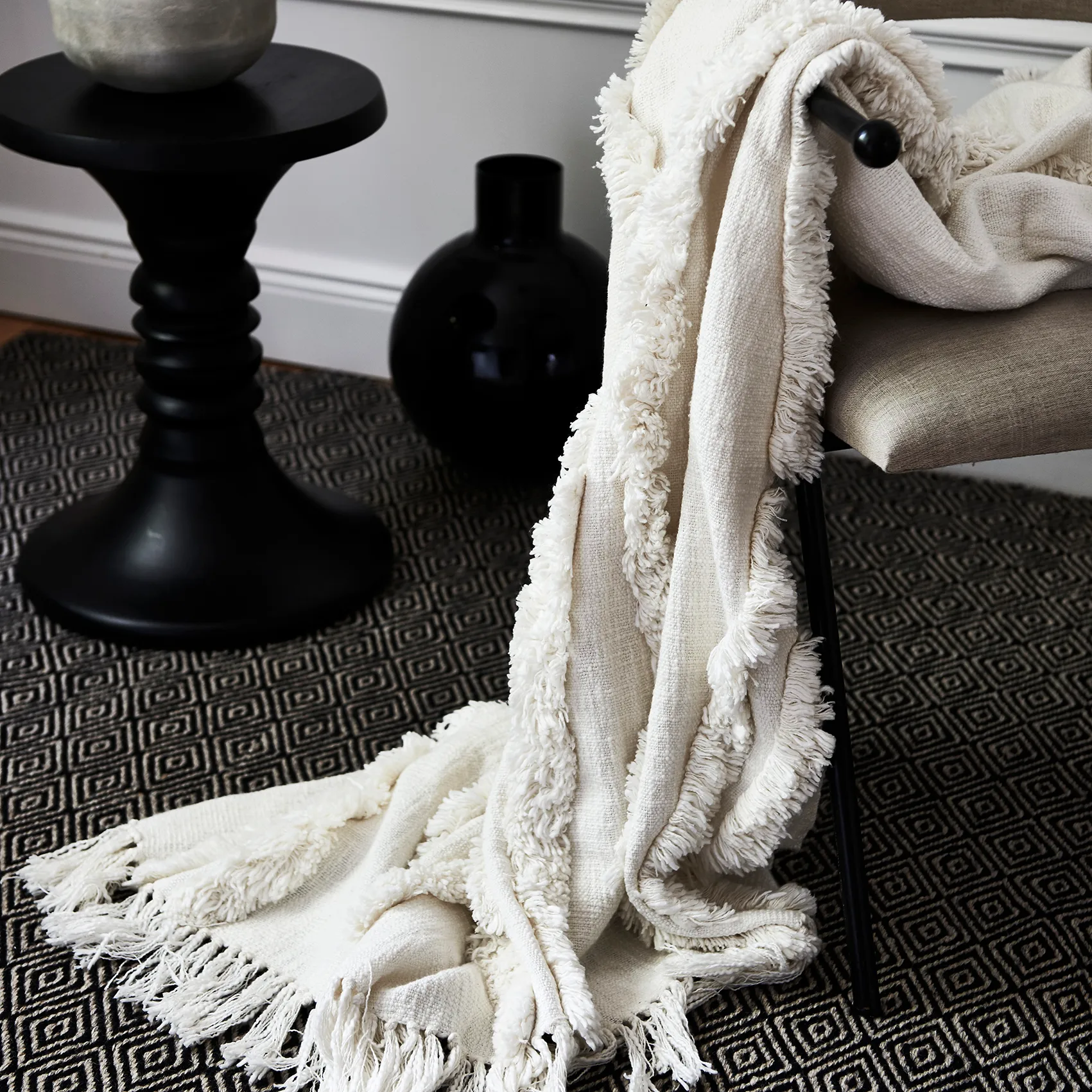 Copenhagen koc 130x170 cm, Biały Classic Collection